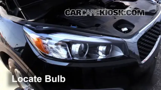 2016 Kia Sorento LX 3.3L V6 Luces Faro delantero (reemplazar foco)